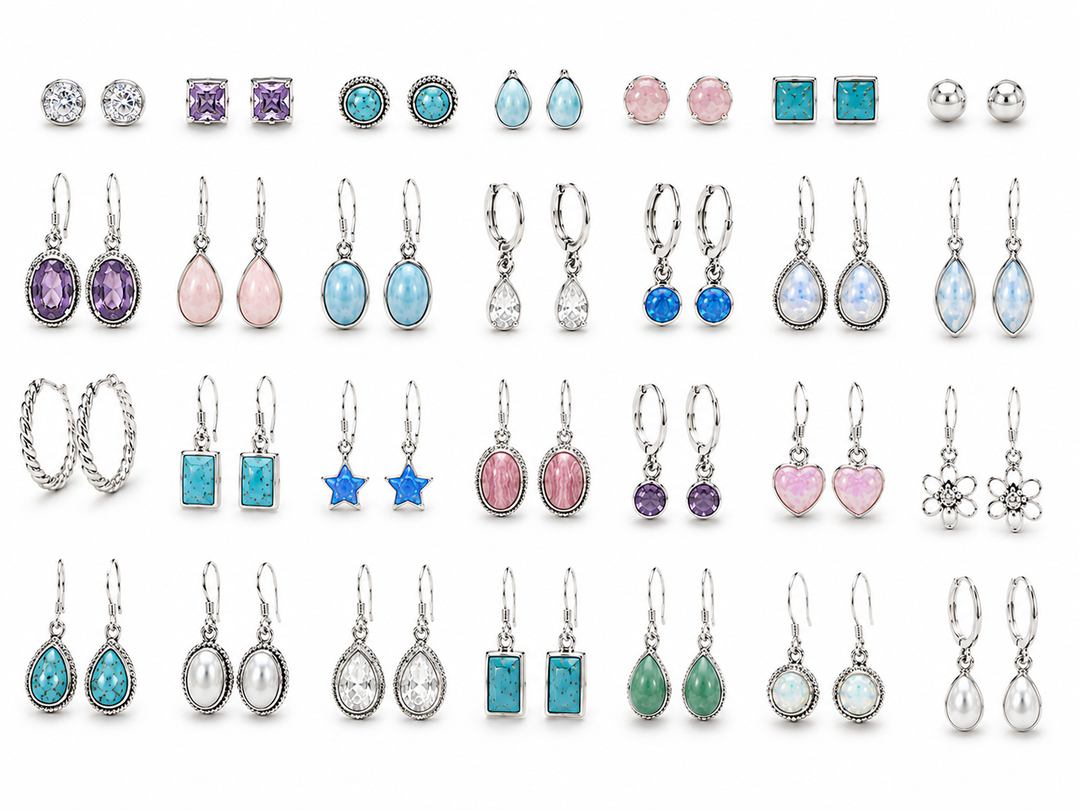 Earrings Sterling Silver (S925)