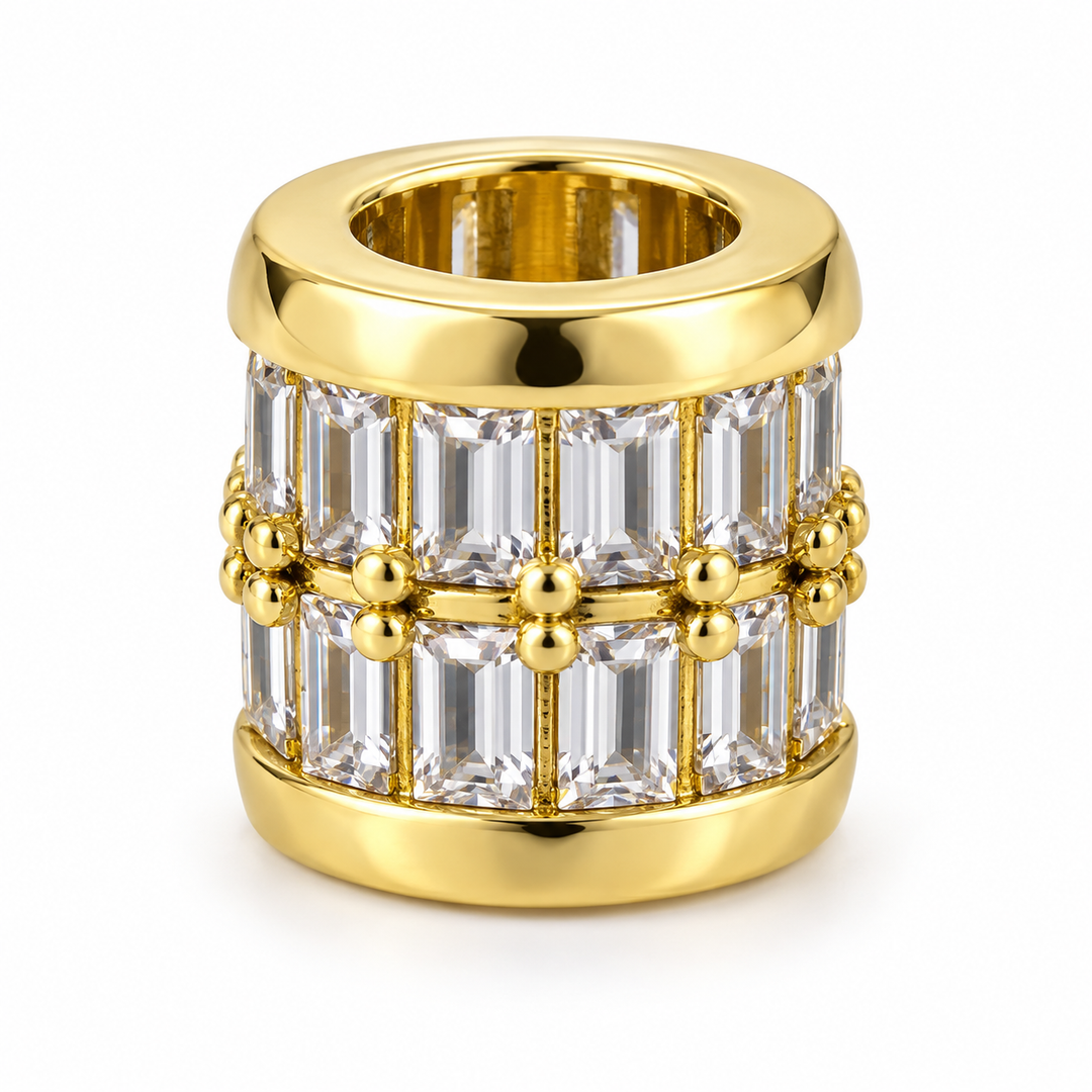 Big Hole Micro Pave Spacer