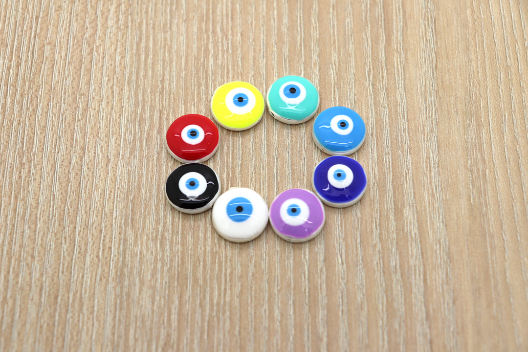 Hand-Painted Pearl Evil Eye