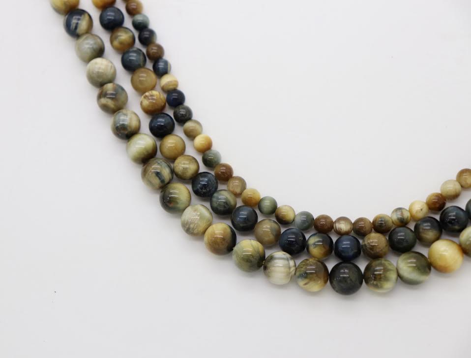 Tiger's Eye Round Smooth Beads