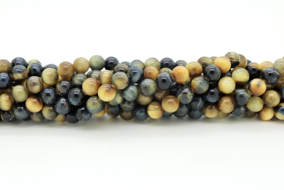 Tiger's Eye Round Smooth Beads