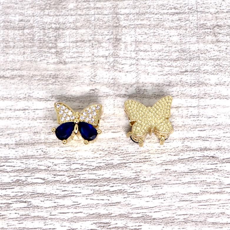 Micro Pave Zirconia Slider Butterfly