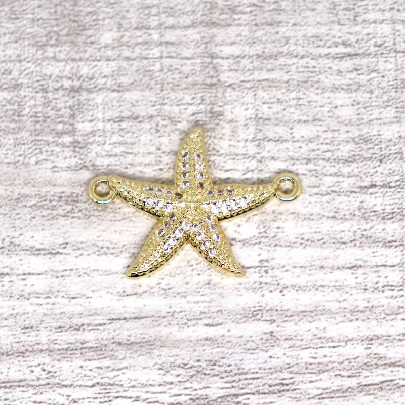 Micro pave Starfish Connector