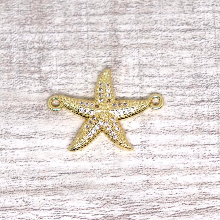 Micro pave Starfish Connector