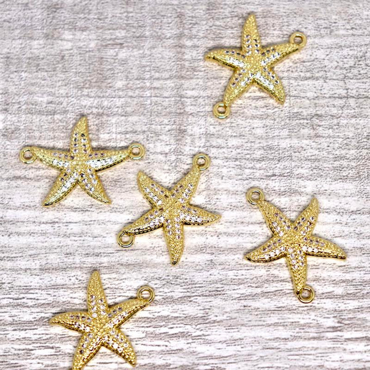 Micro pave Starfish Connector