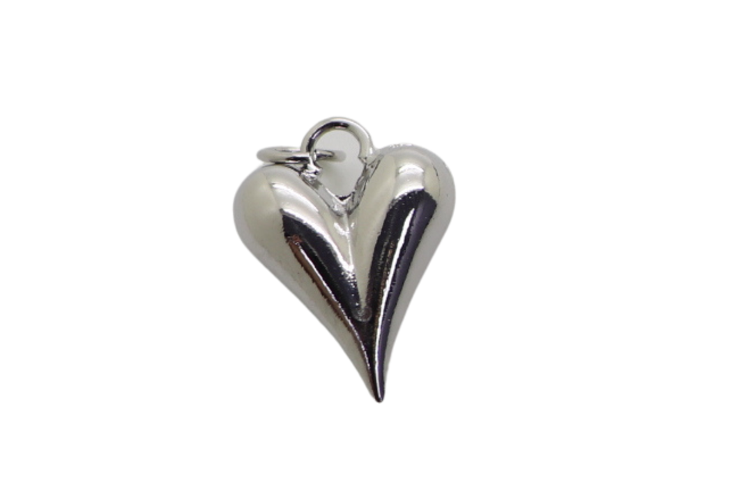 Small Heart Enamel Charm