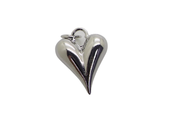 Small Heart Enamel Charm