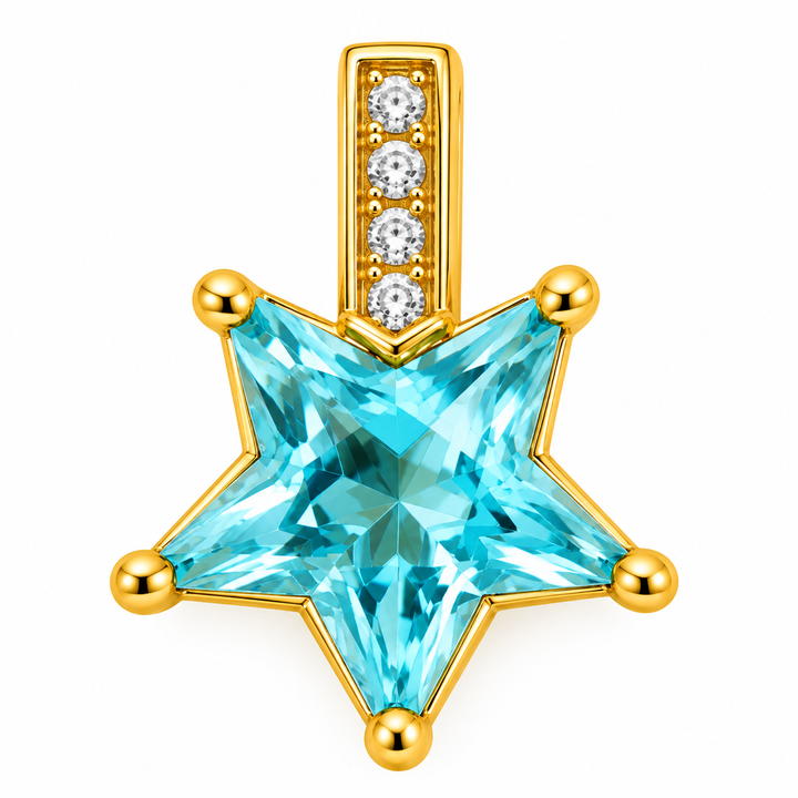 Crystal Star Charm