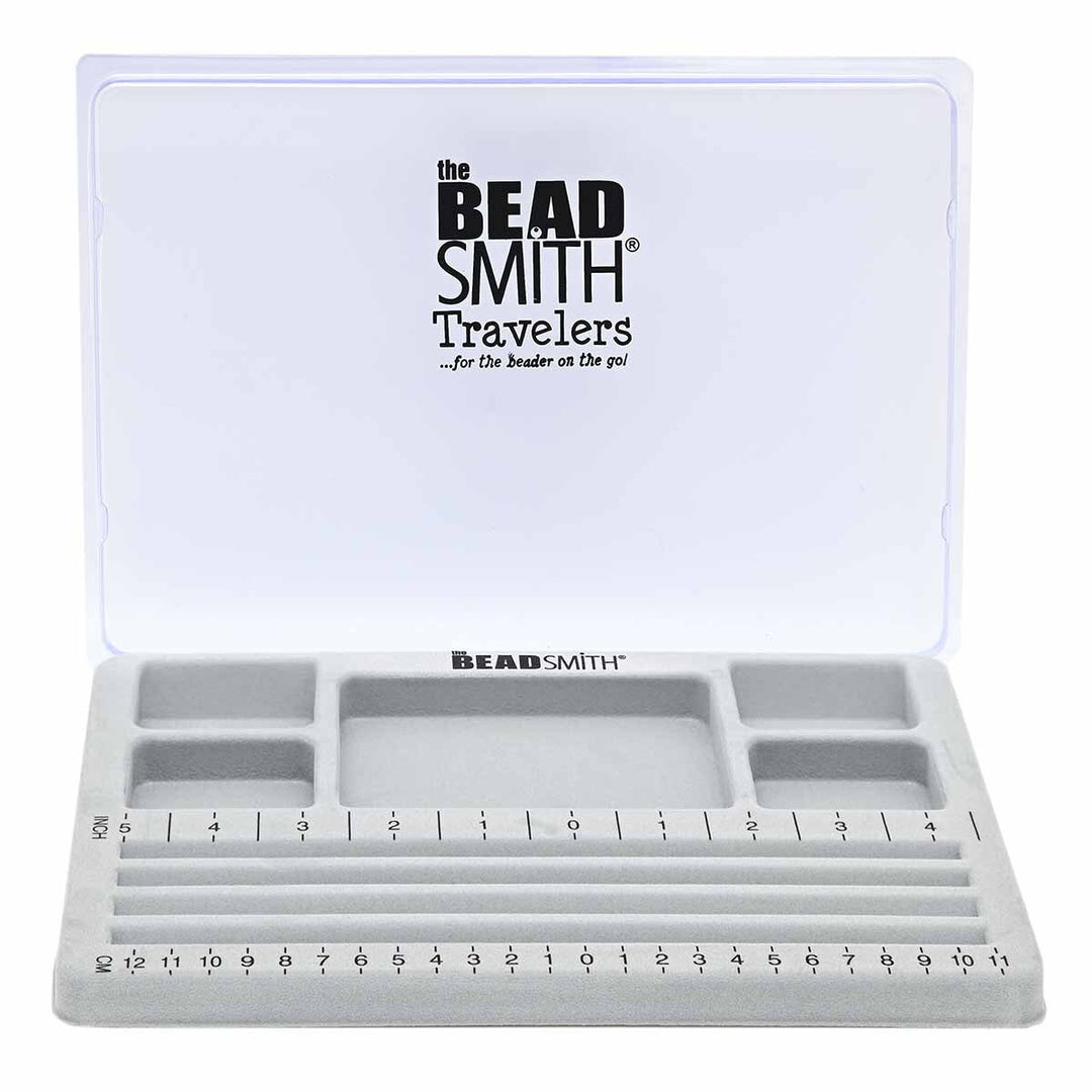 THE BEADSMITH- MINI BEAD BOARD WITH LID 7.75 X 0.75 X 11.75 INCHES