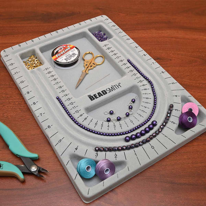 Bead Board-3 u Channel 8.5 x 12 Inch Flocked