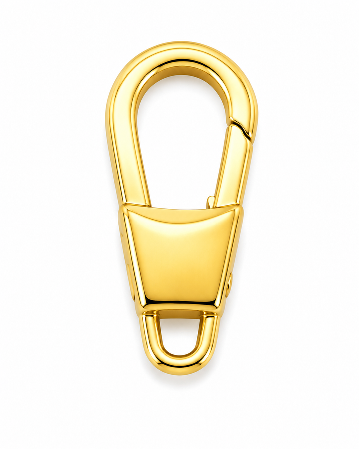 Oval Gold Lobster Clasp