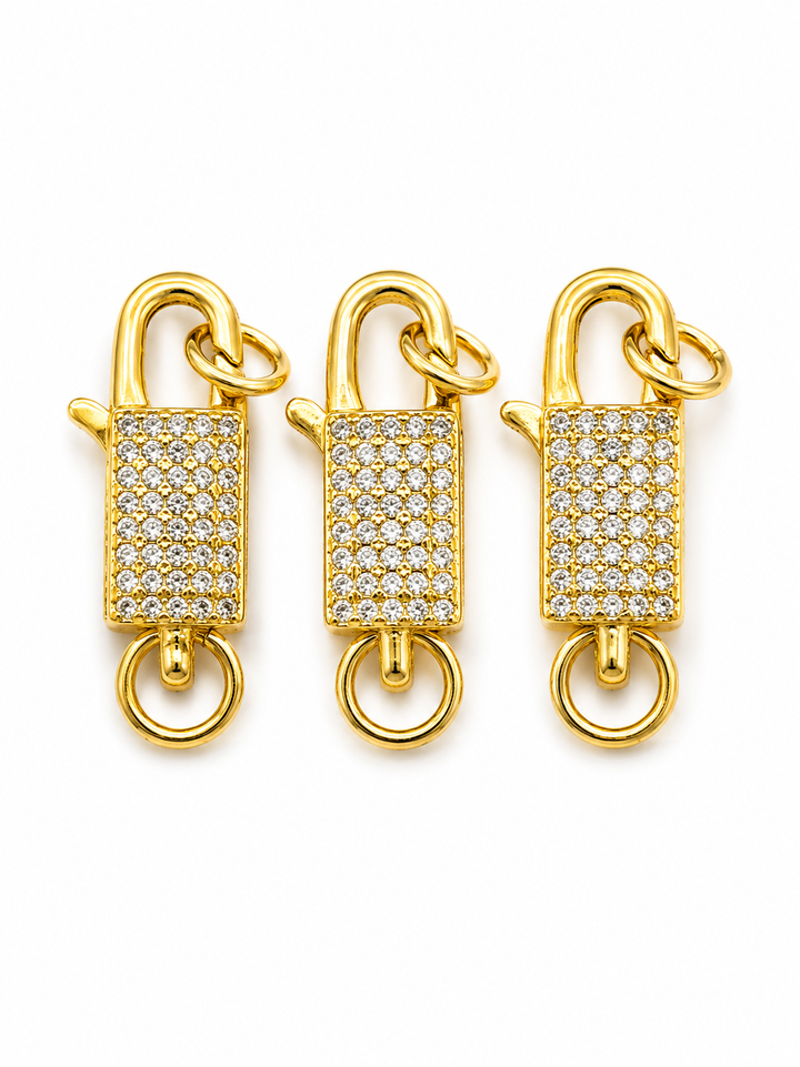 Small Micro Pave Clasp