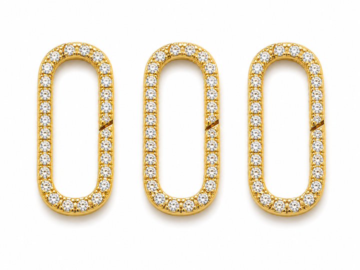 Large Micro Pave Clasp