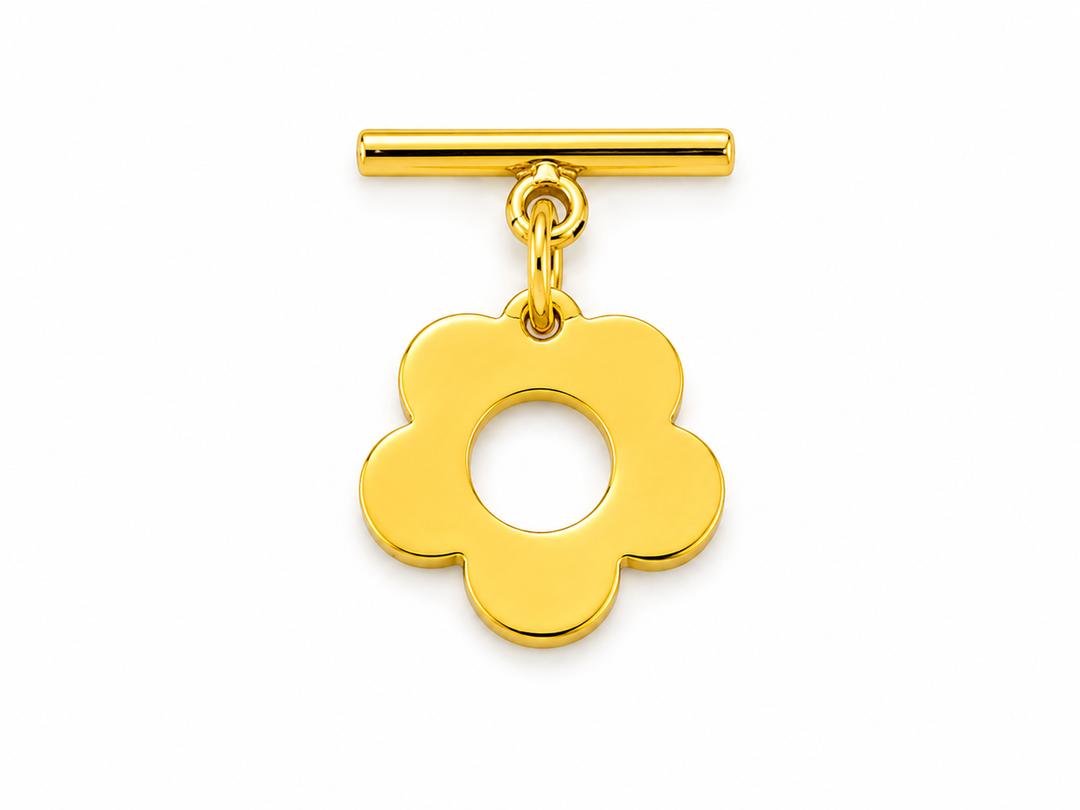 Flower Gold Toggle