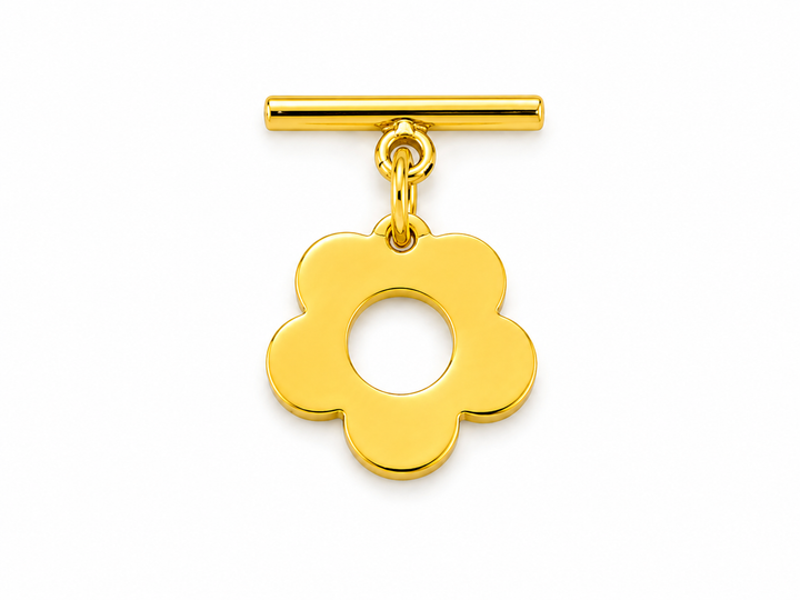 Flower Gold Toggle