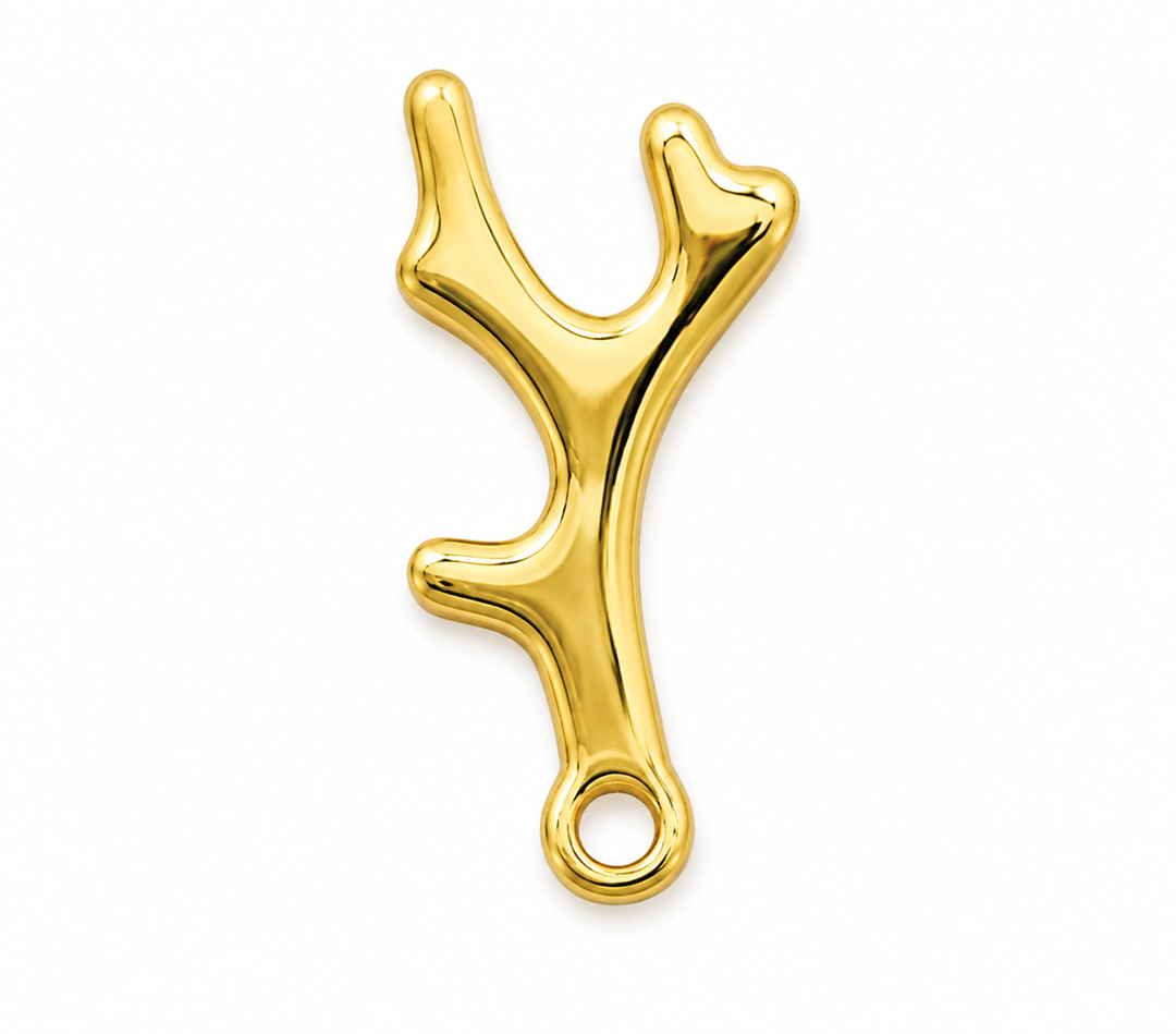 Small Coral Charm