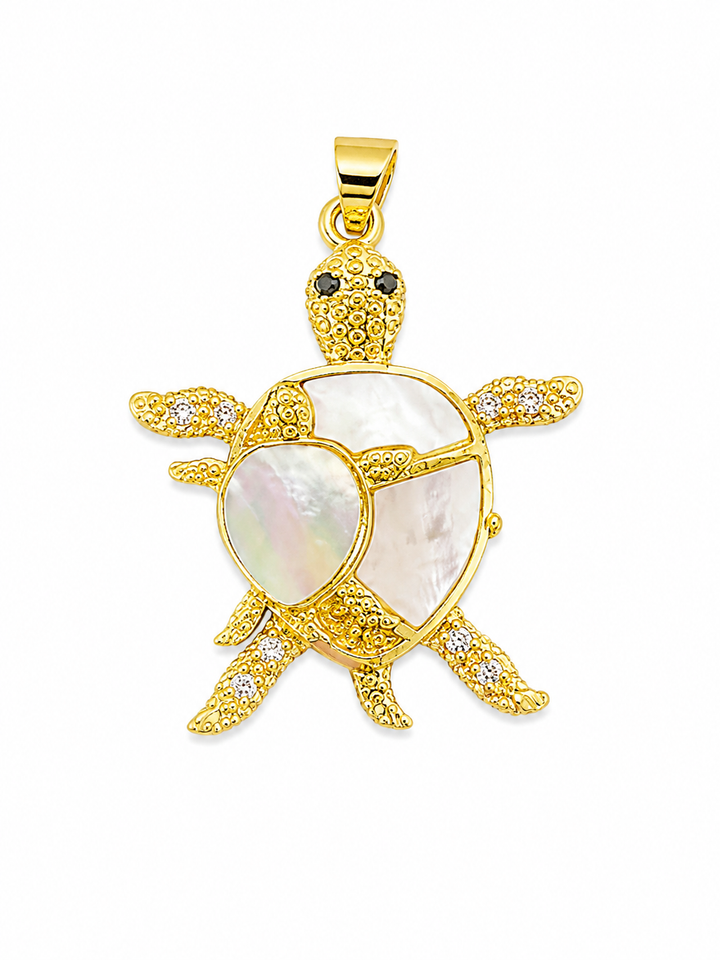 Turttle Pearl Charm