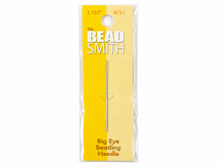 BIG EYE BEADING NEEDLES BEADSMITH 5" 2.125 INCHES DOUBLE NEEDLE