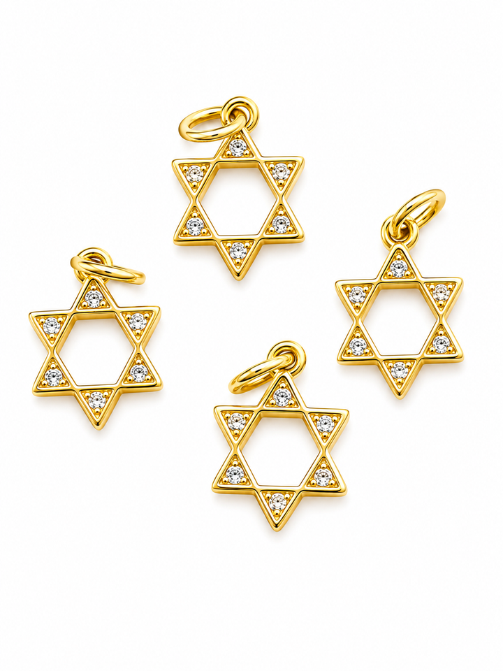 Small Jewish Star Charm