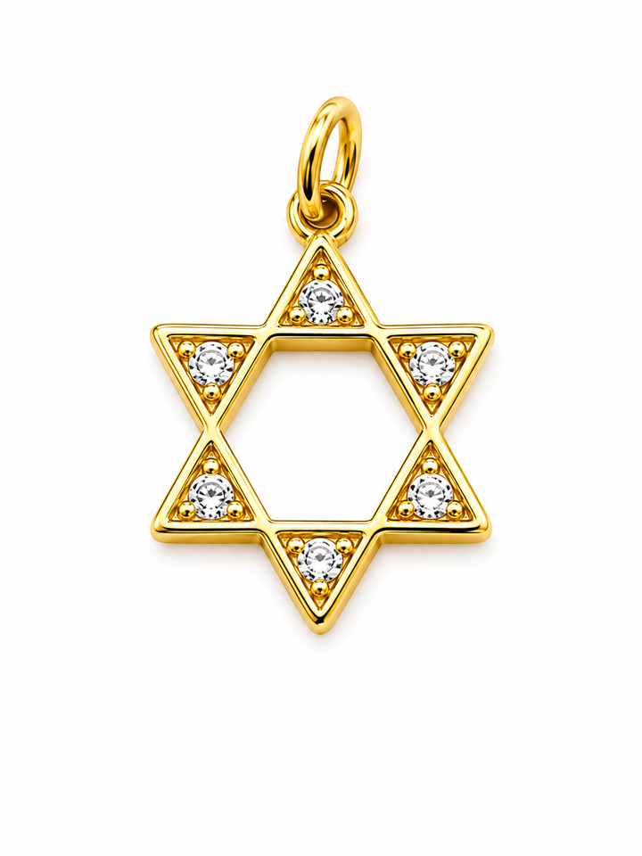 Small Jewish Star Charm