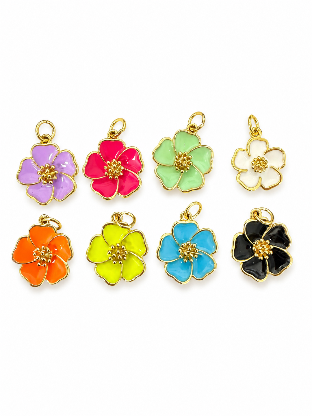 Colorful Flower Charm