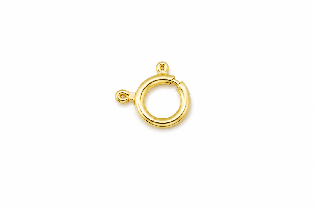 Gold Filled Spring Ring Clasp Closed