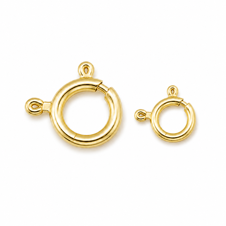 Gold Filled Spring Ring Clasp Closed