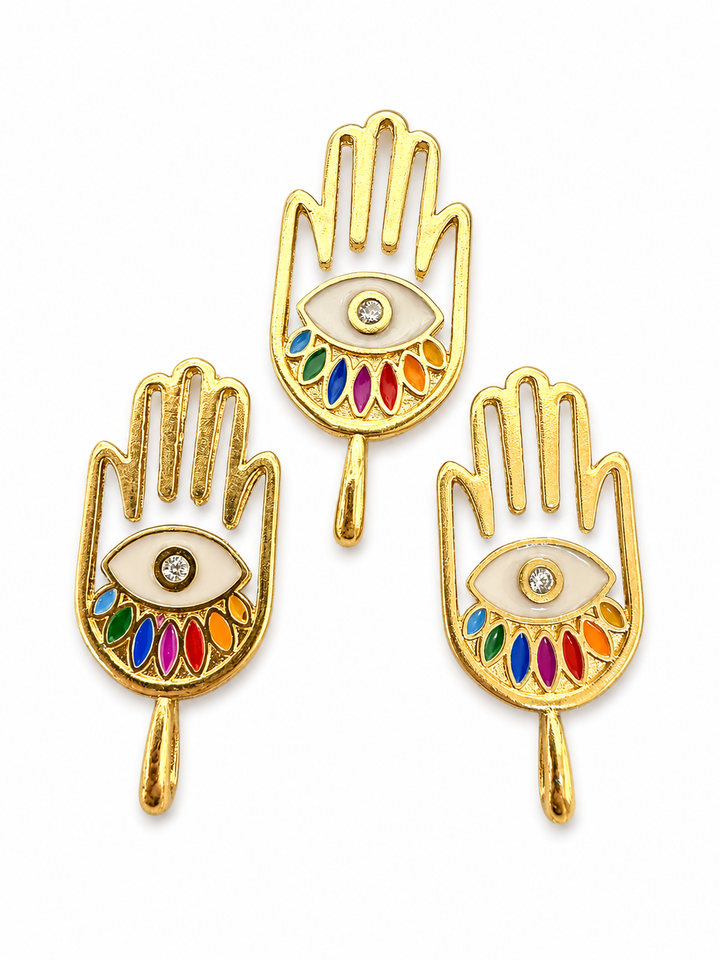 Evil Eye Hamsa Pendant