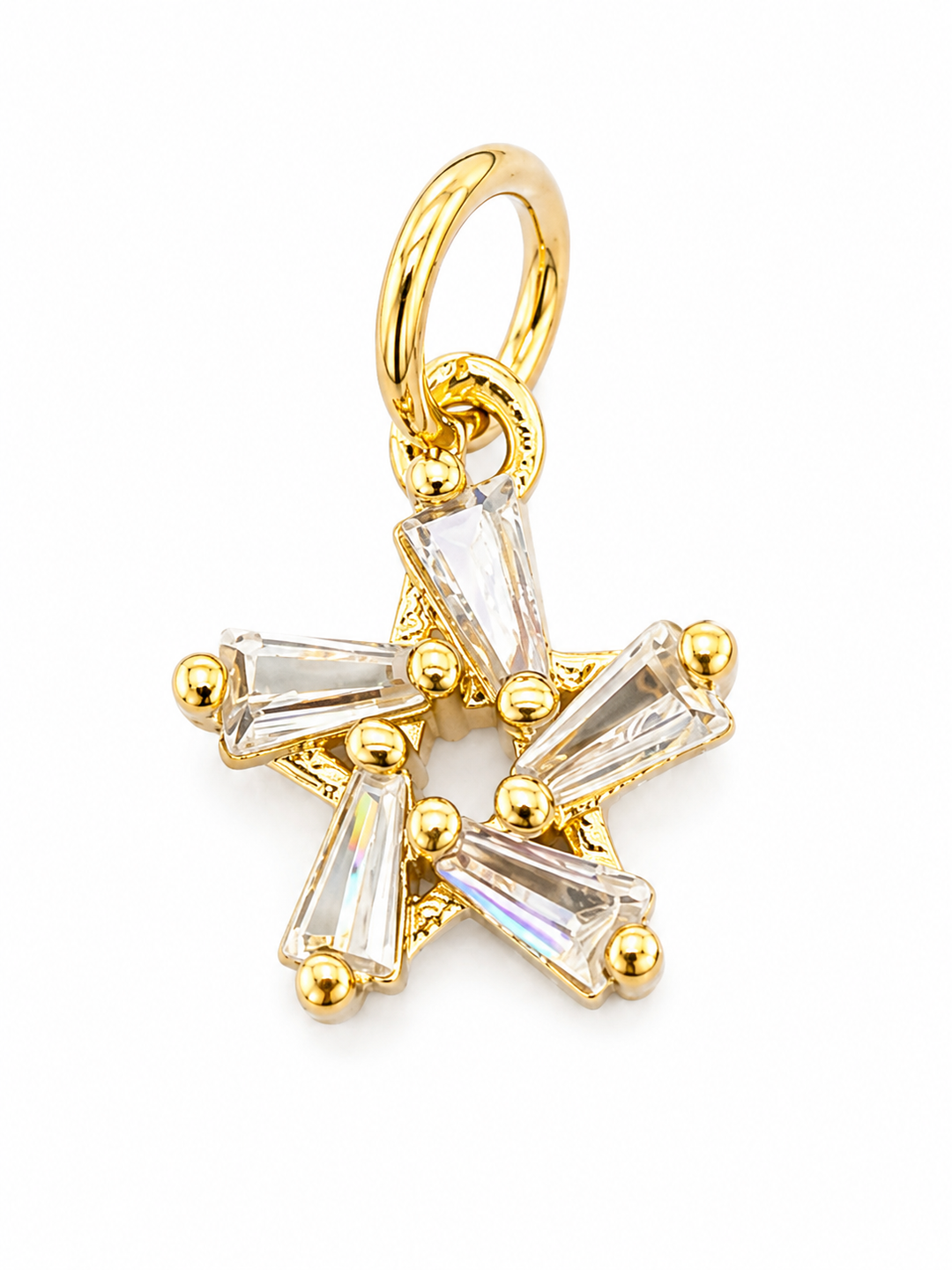 Small Crystal Star Charm