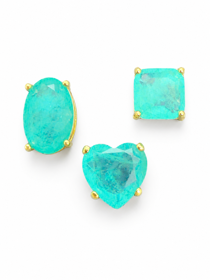 Small Crystal Oval Spacer