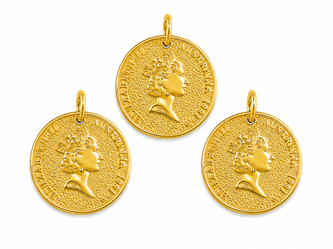 Queen Elizabeth Coin Charm