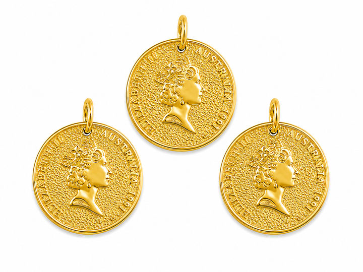 Queen Elizabeth Coin Charm
