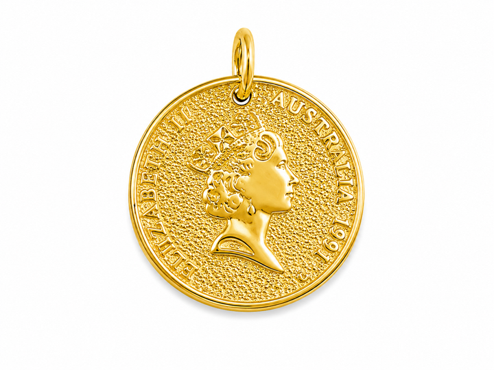 Queen Elizabeth Coin Charm