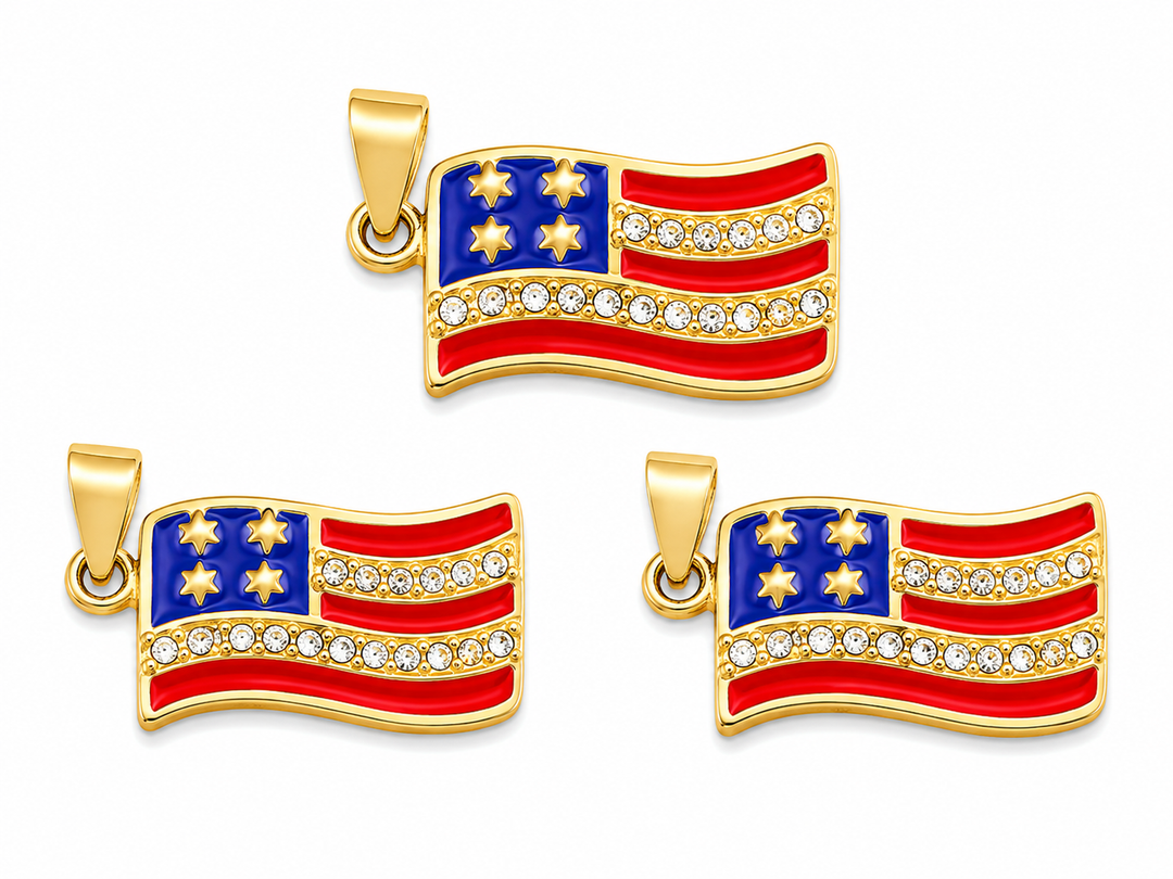US Flag Charm