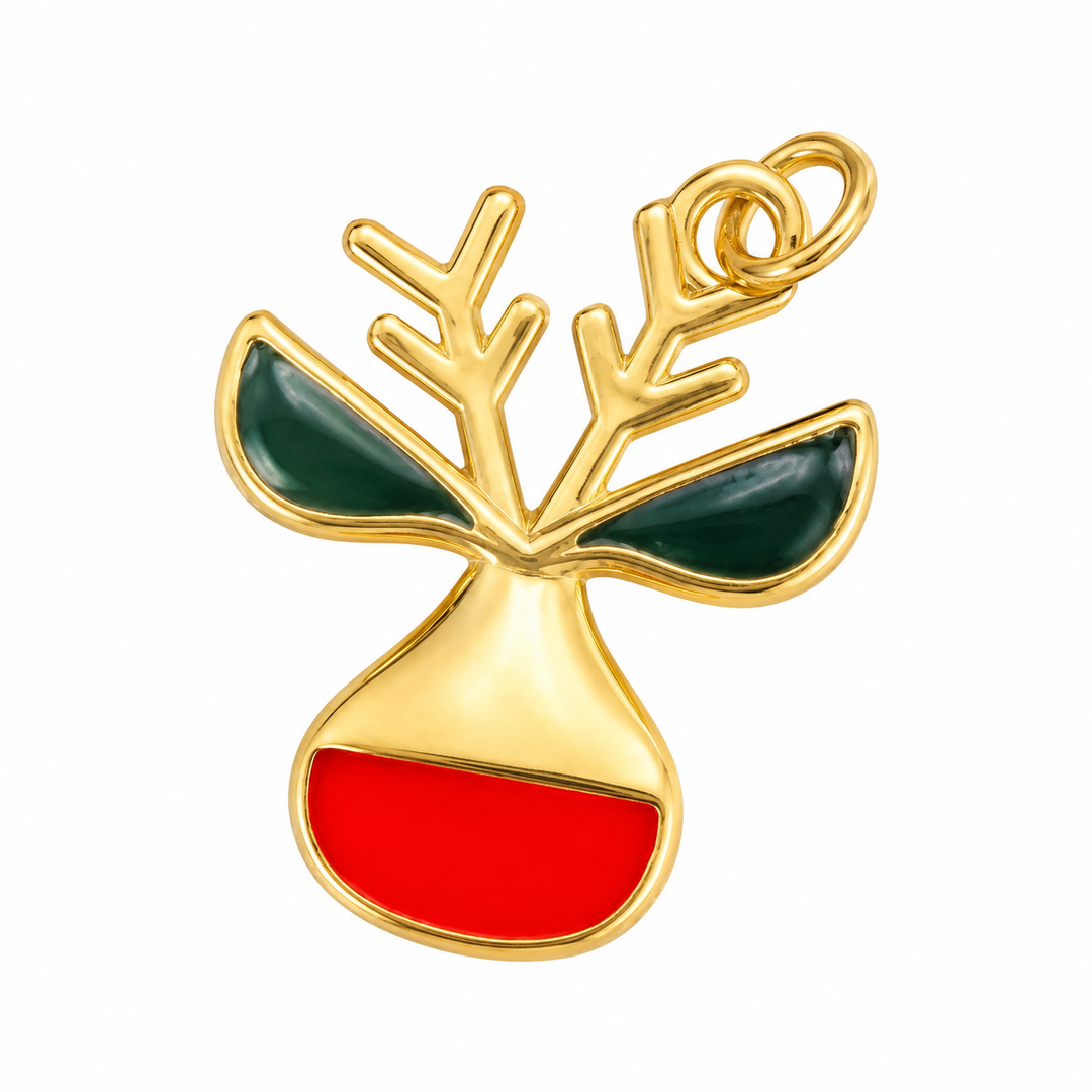 Reindeer Christmas Charm