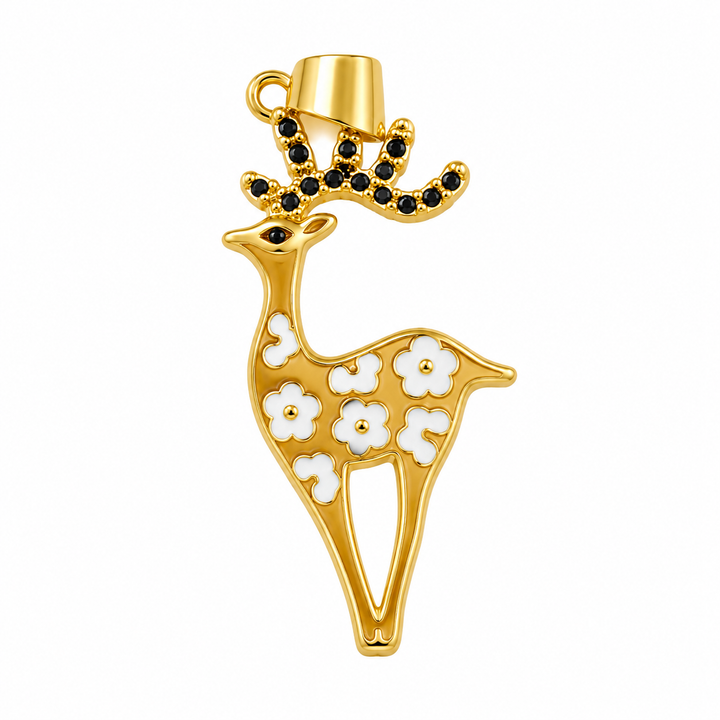 Reindeer Christmas Charm