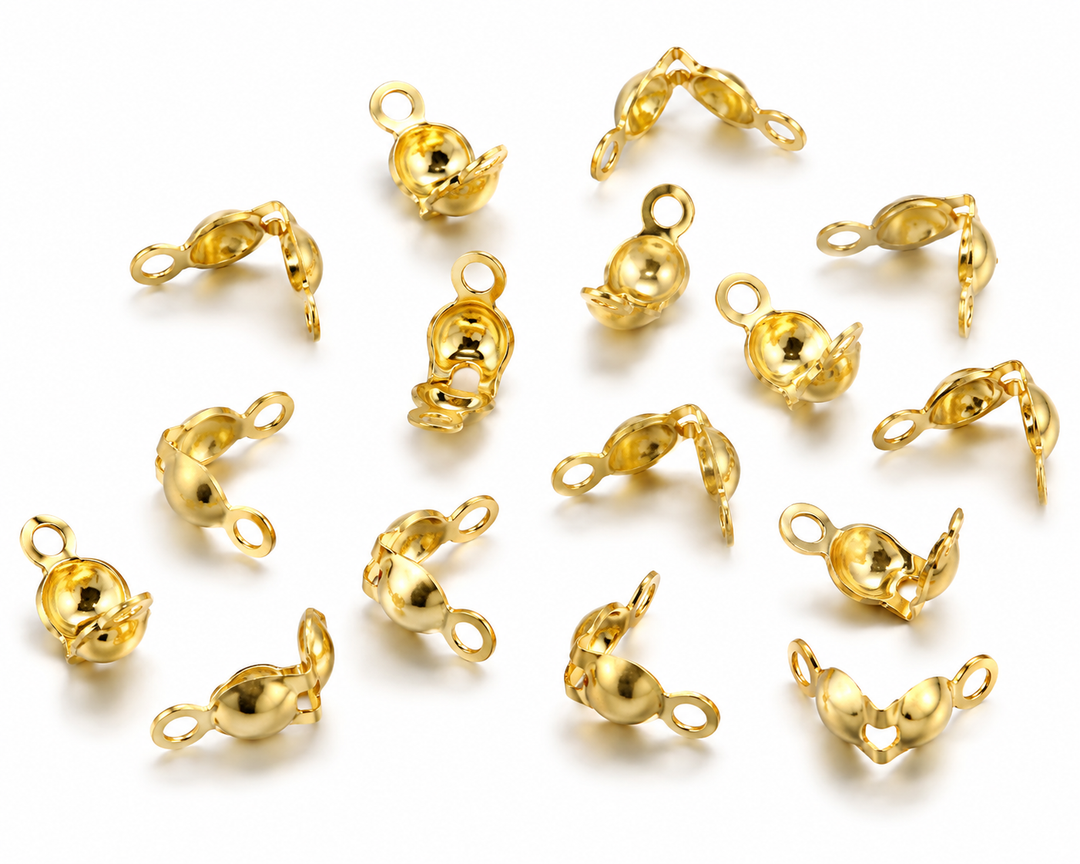 18Kt Gold Plated Clamshell