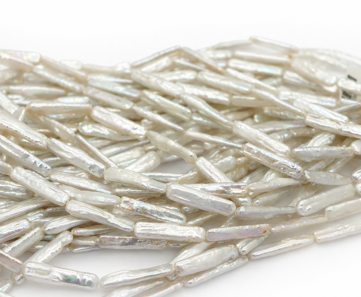 Rectangle Biwa Pearls 5A+