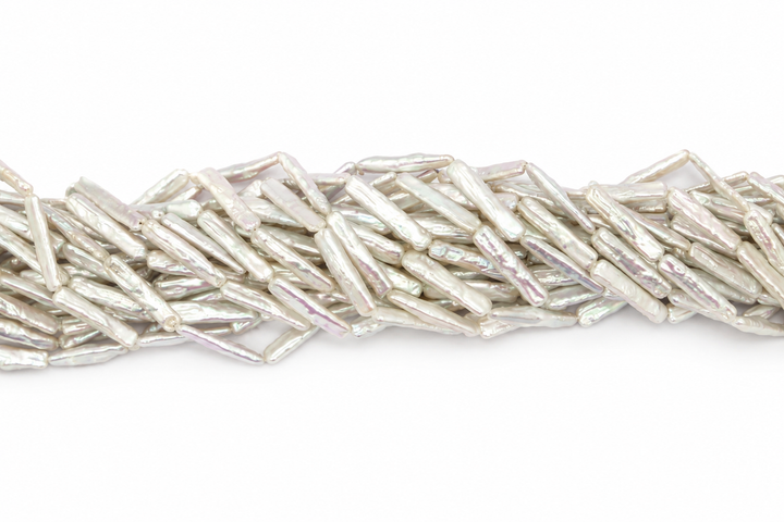 Rectangle Biwa Pearls 5A+