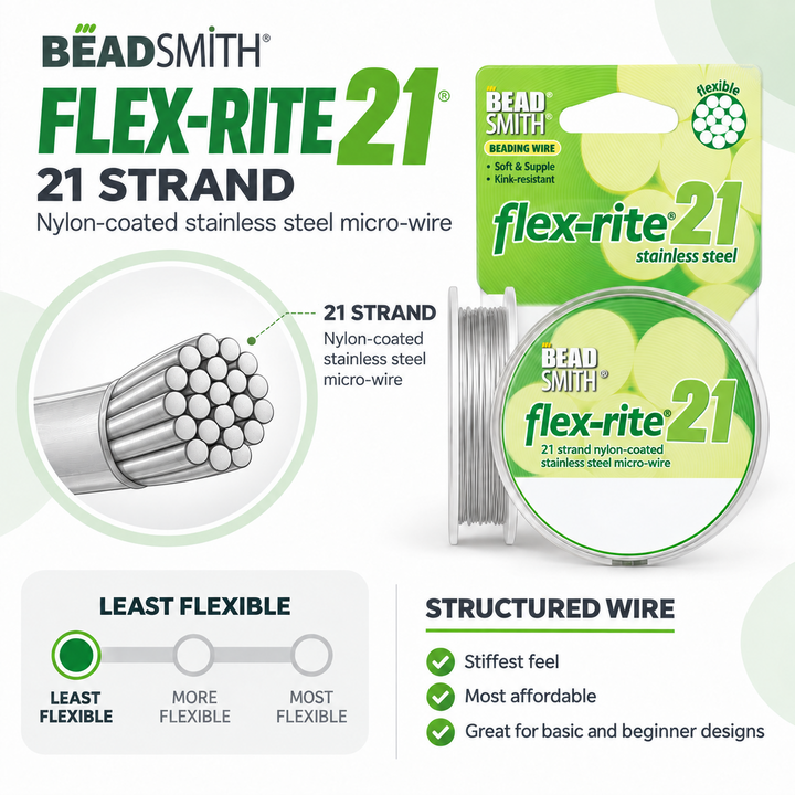 Flex Rite Beading Wire 21"