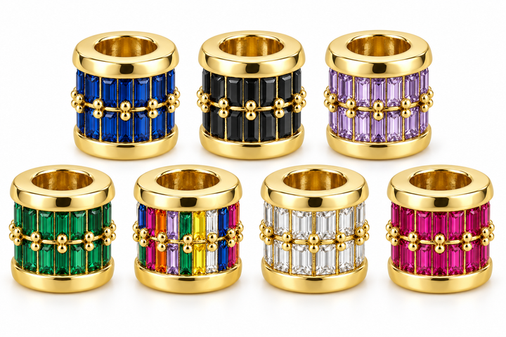 Big Hole Micro Pave Spacer