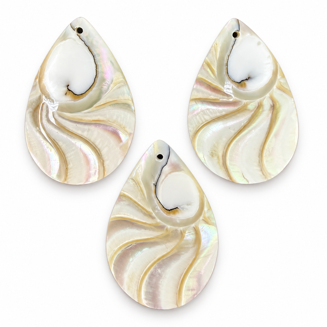 Mother Of Pearl Tear Drop Pendant