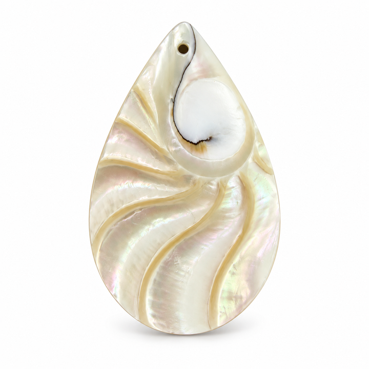 Mother Of Pearl Tear Drop Pendant
