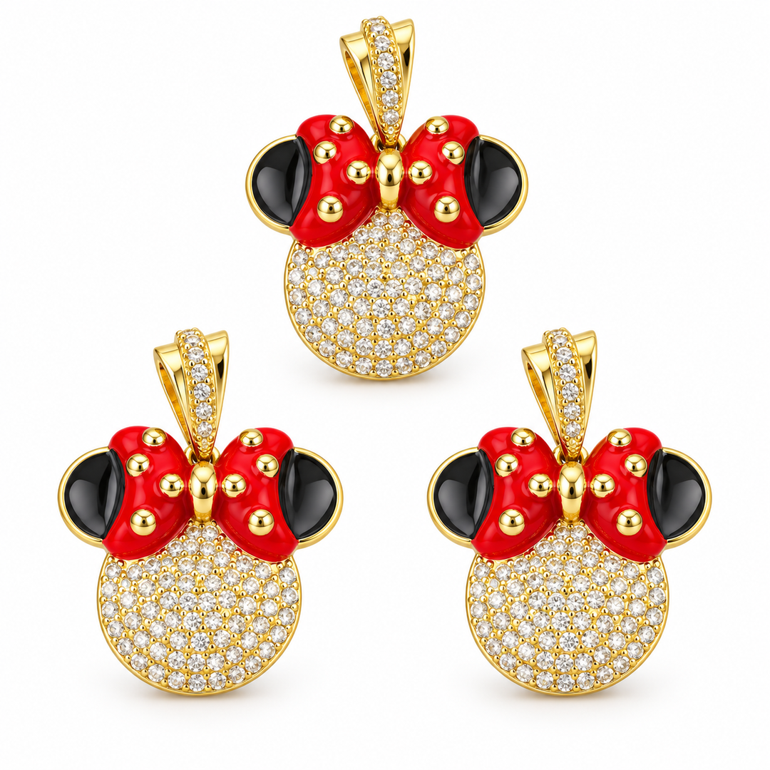 Mini Mouse Micro Pave Pendant