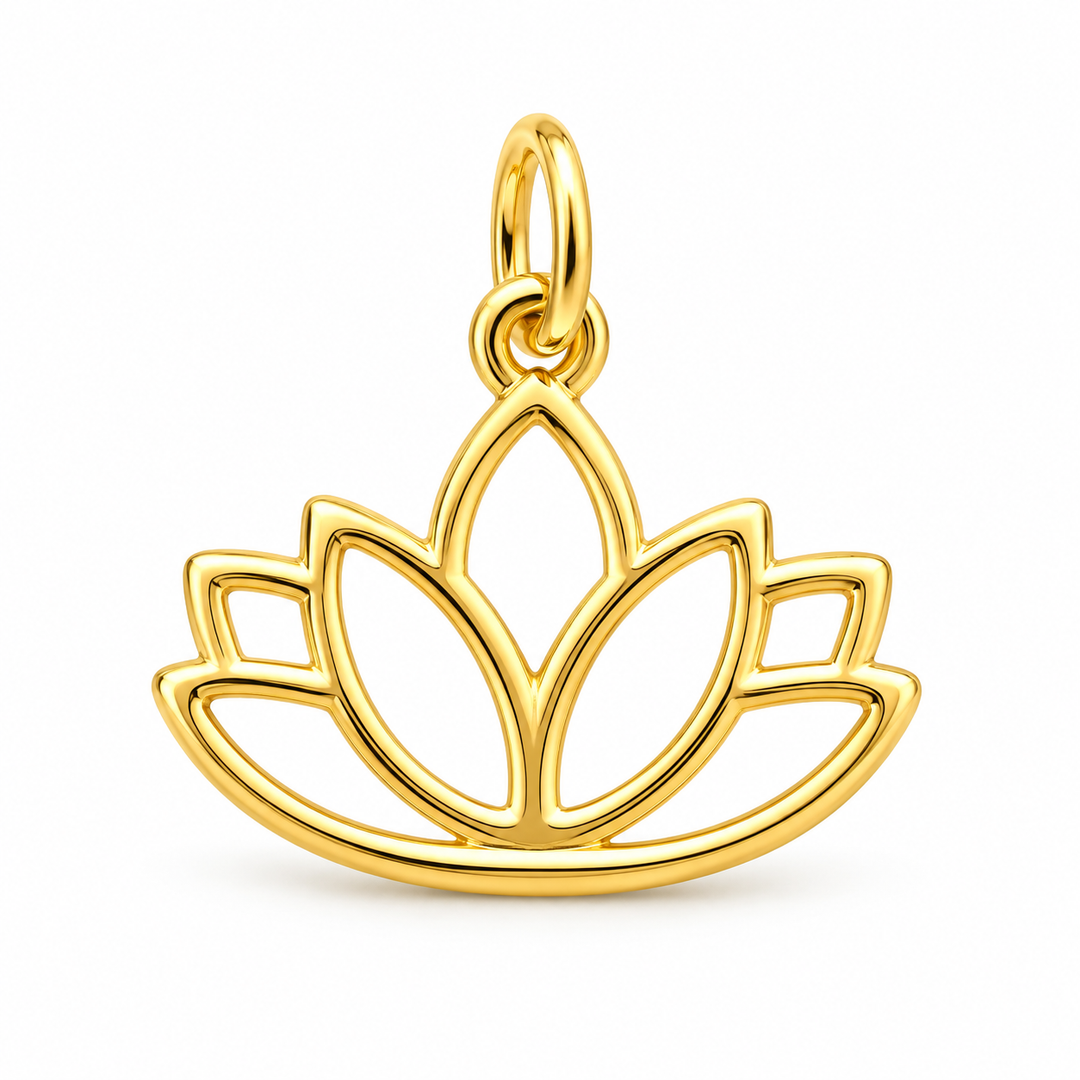 Small Lotus Charm