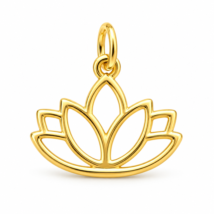 Small Lotus Charm
