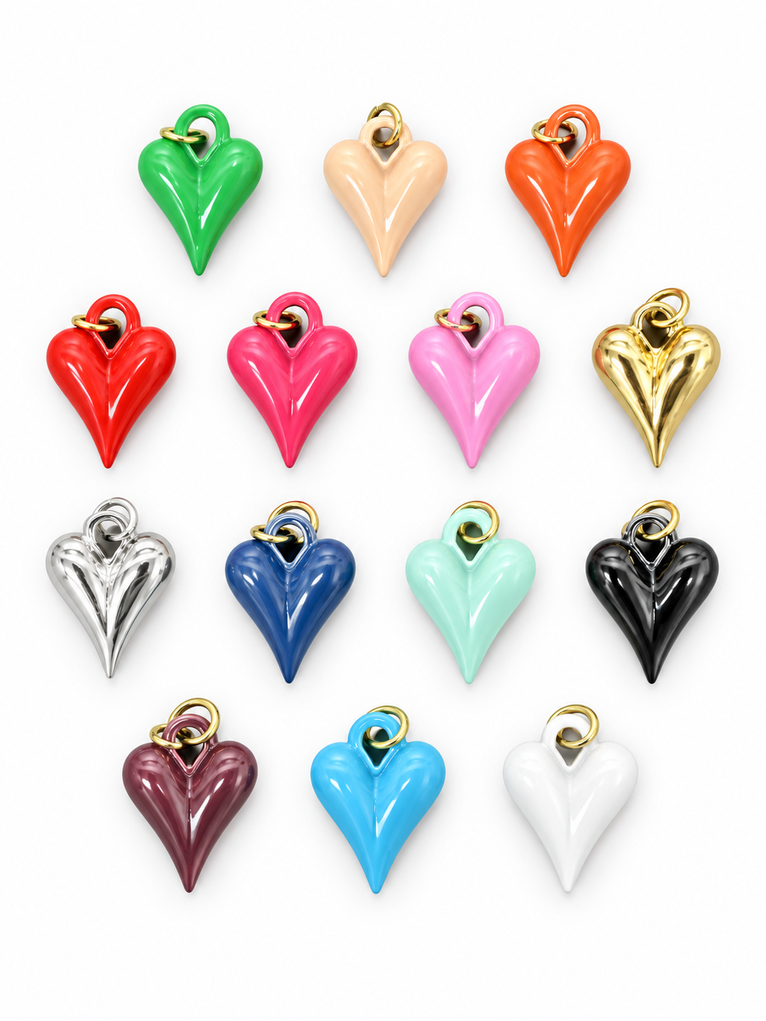 Enamel Heart pendant
