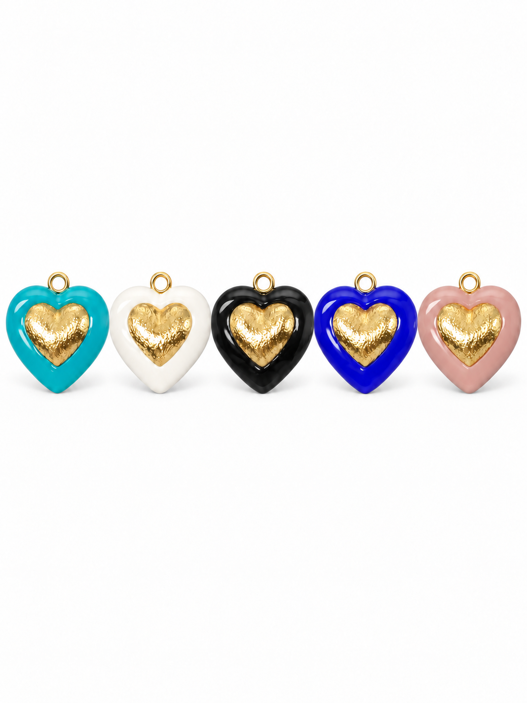 Enamel Heart Pendant