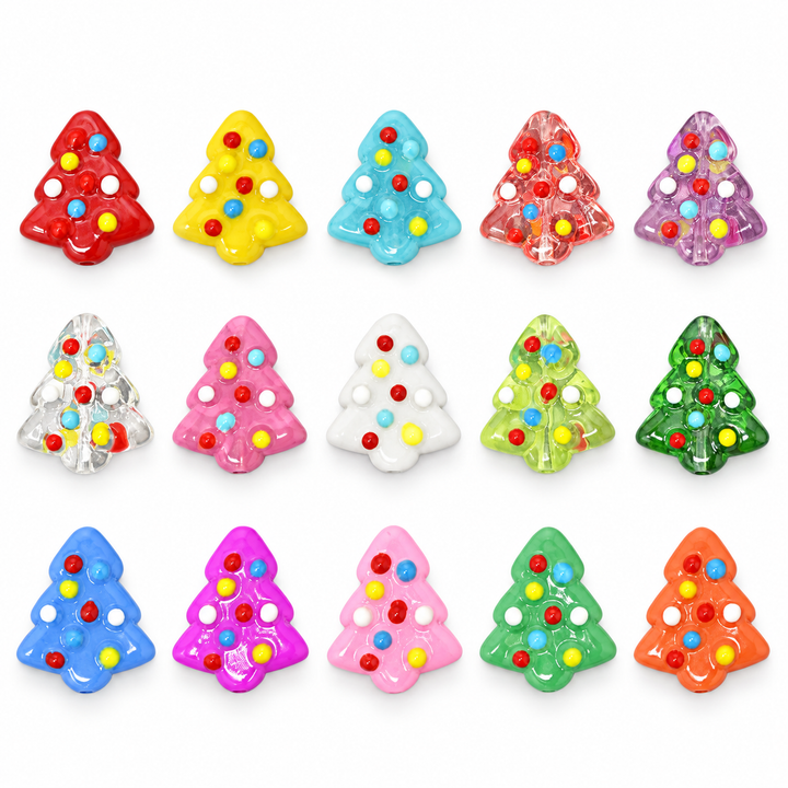 Hand Painted Christmas Tree Spacer