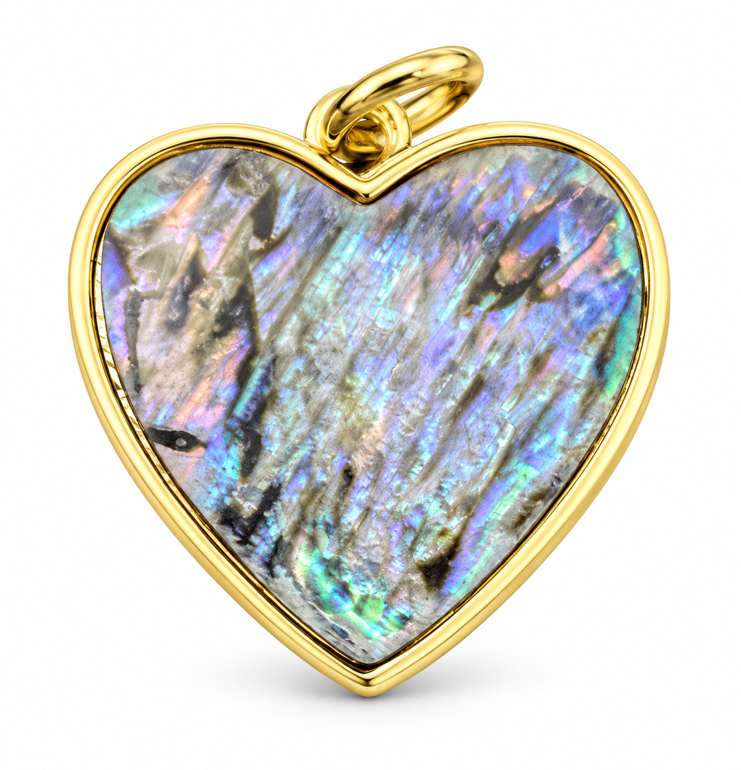 Abalone Heart Pendant